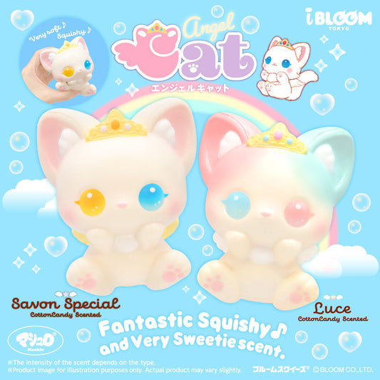 iBloom Squishy Angel Cat Kawaii Soft Scented Slow Rising Stress Relief Shabon-Luce