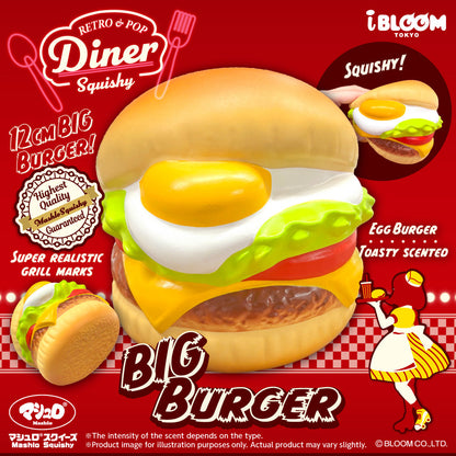 iBloom Squishy Big Burger Kawaii Soft Scented Slow Rising Stress Relief