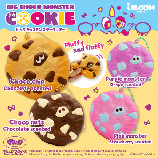 iBloom Squishy Big Choco Monster Cookie Kawaii Soft Scented Slow Rising Stress Relief