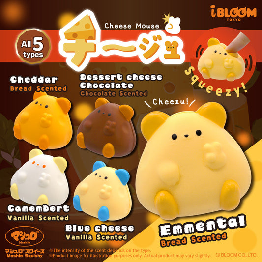 iBloom Squishy ★Capsule Toys★ Cheese Mouse Kawaii Soft Scented Slow Rising Stress Relief