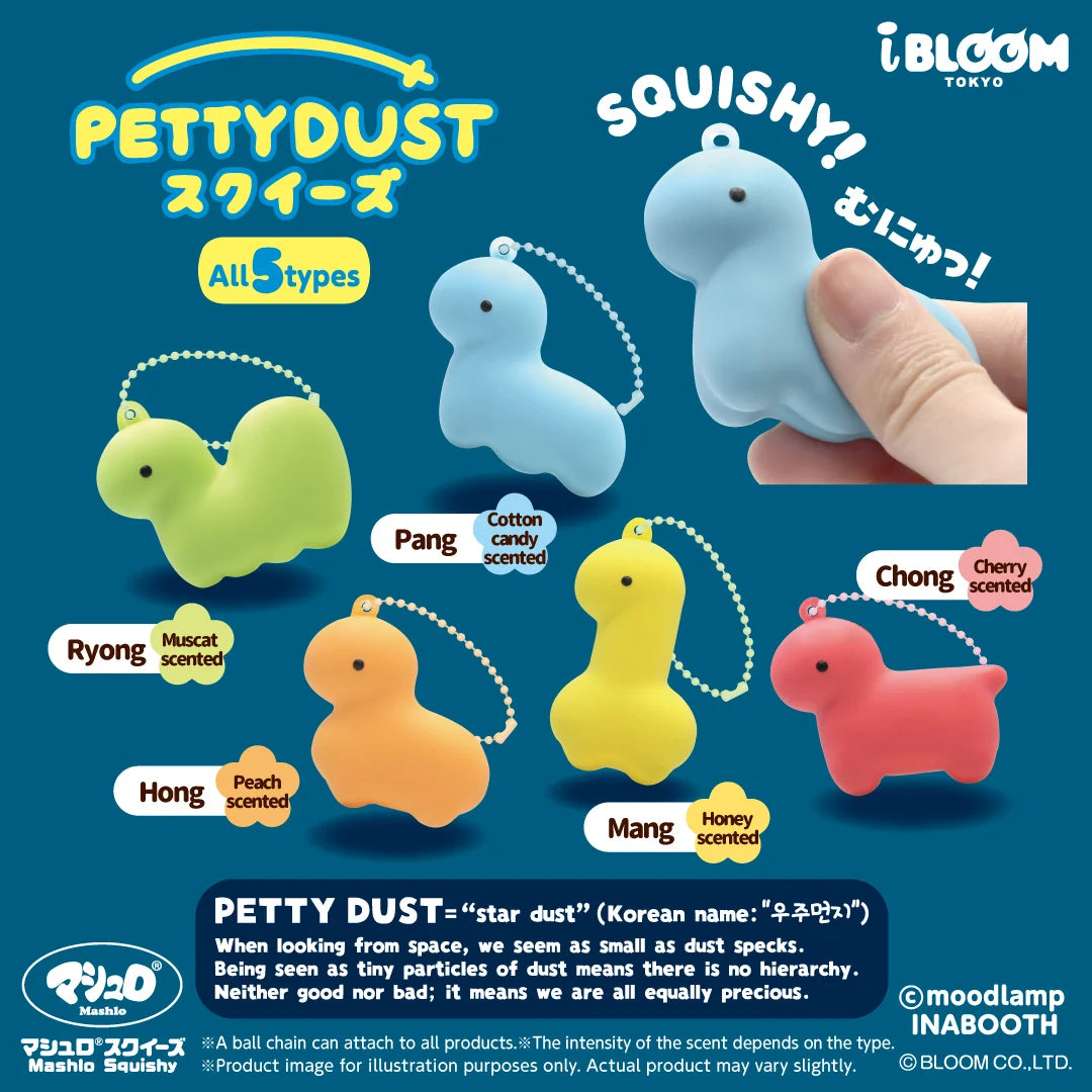 iBloom Squishy ★Capsule Toys★ PETTY DUST Squishy Kawaii Soft Scented Slow Rising Stress Relief