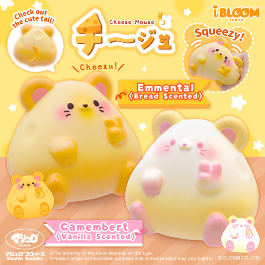 iBloom Squishy Cheese Mouse Kawaii Soft Scented Slow Rising Stress Relief