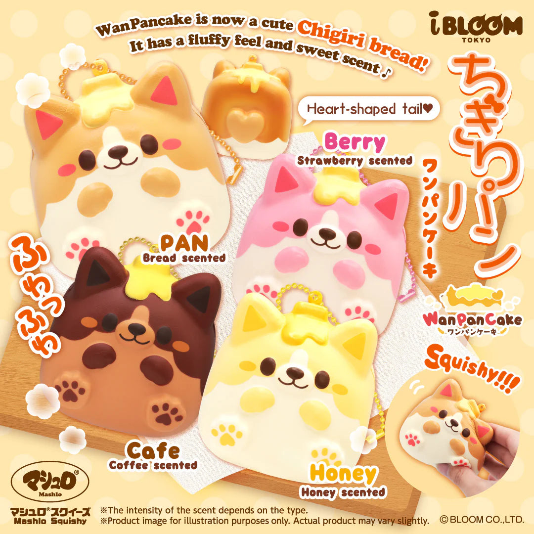 iBloom Squishy Chigiri Bread Wan Pancake Kawaii Soft Scented Slow Rising Stress Relief