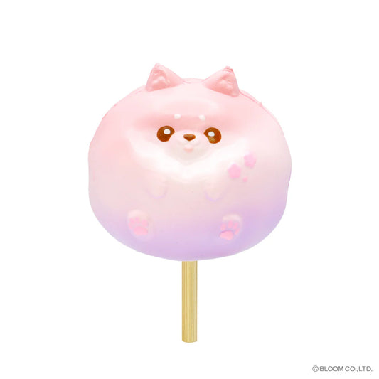 iBloom Squishy Fluffy Cotton Candy Pom the Puppy Kukka Strawberry Scent Kawaii Soft Scented Slow Rising Stress Relief