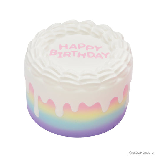 iBloom Squishy Happy Birthday Cake Rainbow Cake Kawaii Soft Scented Slow Rising Stress Relief