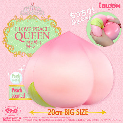 iBloom Squishy I Love Peach Queen Kawaii Soft Scented Slow Rising Stress Relief