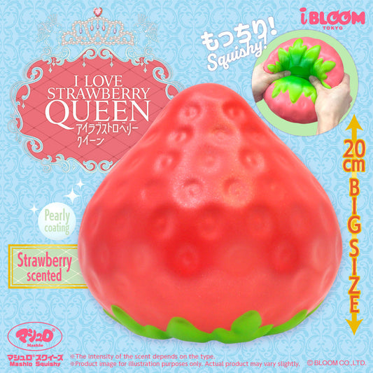 iBloom Squishy I Love Strawberry Queen Kawaii Soft Scented Slow Rising Stress Relief