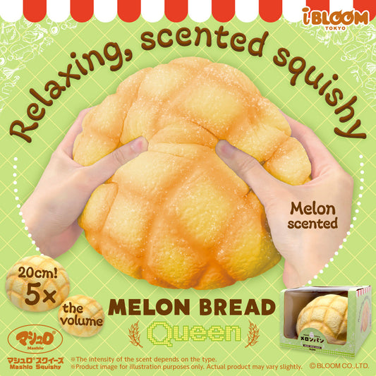 iBloom Squishy Melon Bread Queen Kawaii Soft Scented Slow Rising Stress Relief