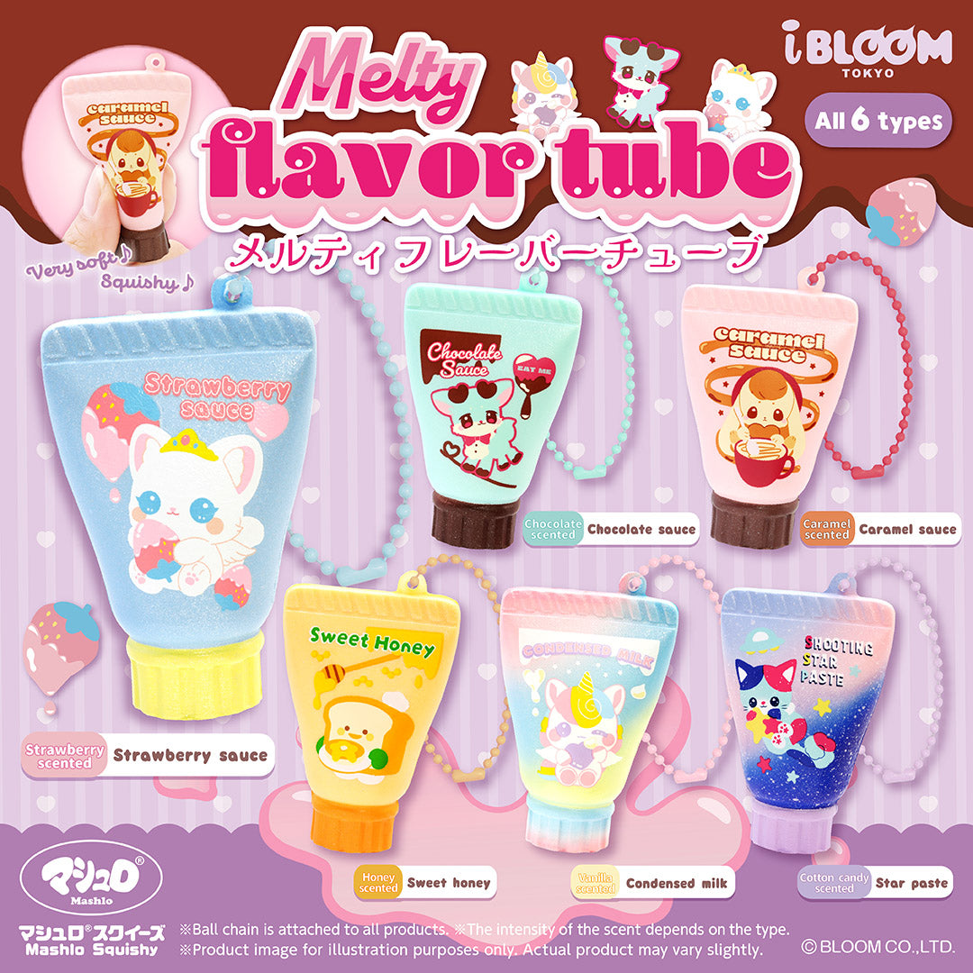 iBloom Squishy Melty Flavor Tube Blind Box Kawaii Soft Scented Slow Rising Stress Relief