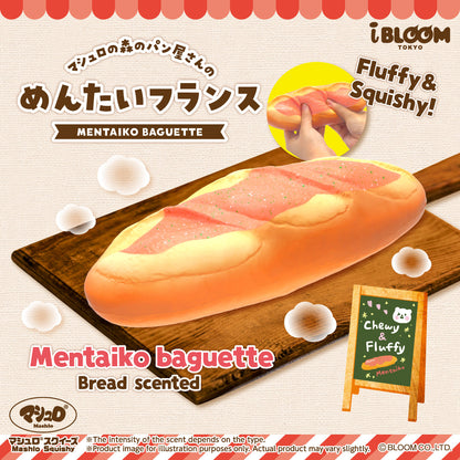 iBloom Squishy Mentaiko Baguette Kawaii Soft Scented Slow Rising Stress Relief