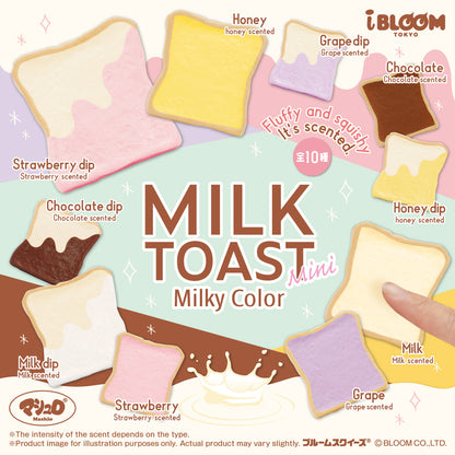 iBloom Squishy Milk Toast Mini Milky Color Blind Box Kawaii Soft Scented Slow Rising Stress Relief