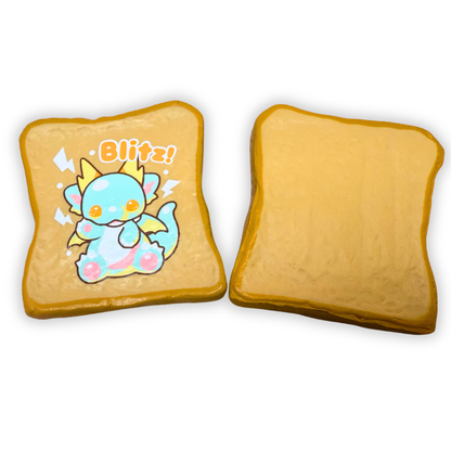 iBloom Squishy Mini Milk Toast Electric Dragon Blitz Soft Scented Slow Rising Stress Relief