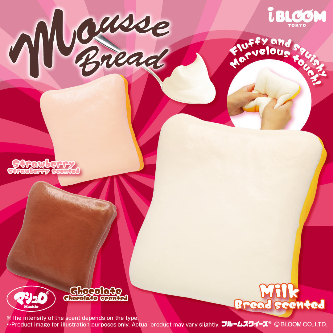 iBloom Squishy Mousse Bread Kawaii Soft Scented Slow Rising Stress Relief