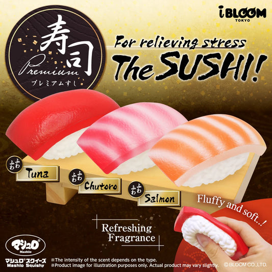 iBloom Squishy Premium Sushi Kawaii Soft Scented Slow Rising Stress Relief
