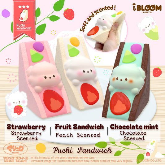 iBloom Squishy Puchi Sandwich Kawaii Soft Scented Slow Rising Stress Relief