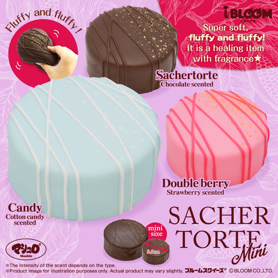 iBloom Squishy Sachertorte Mini Kawaii Soft Scented Slow Rising Stress Relief