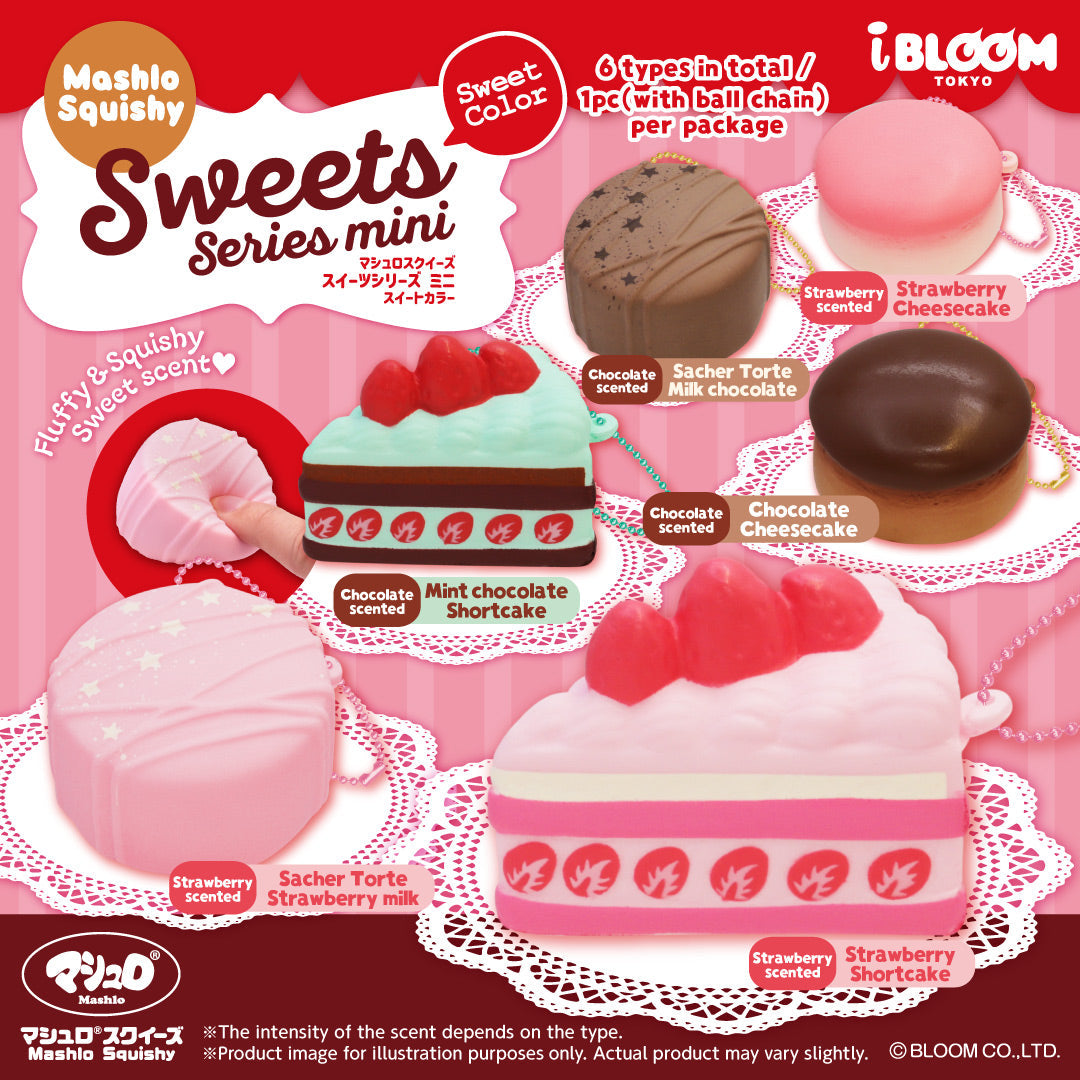 iBloom Squishy Sweets Series Mini Blind Box Kawaii Soft Scented Slow Rising Stress Relief