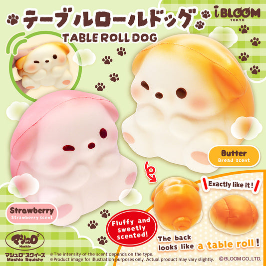 iBloom Squishy Table Roll Dog Kawaii Soft Scented Slow Rising Stress Relief