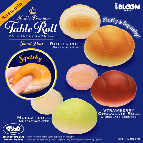 iBloom Squishy Table Roll Kawaii Soft Scented Slow Rising Stress Relief