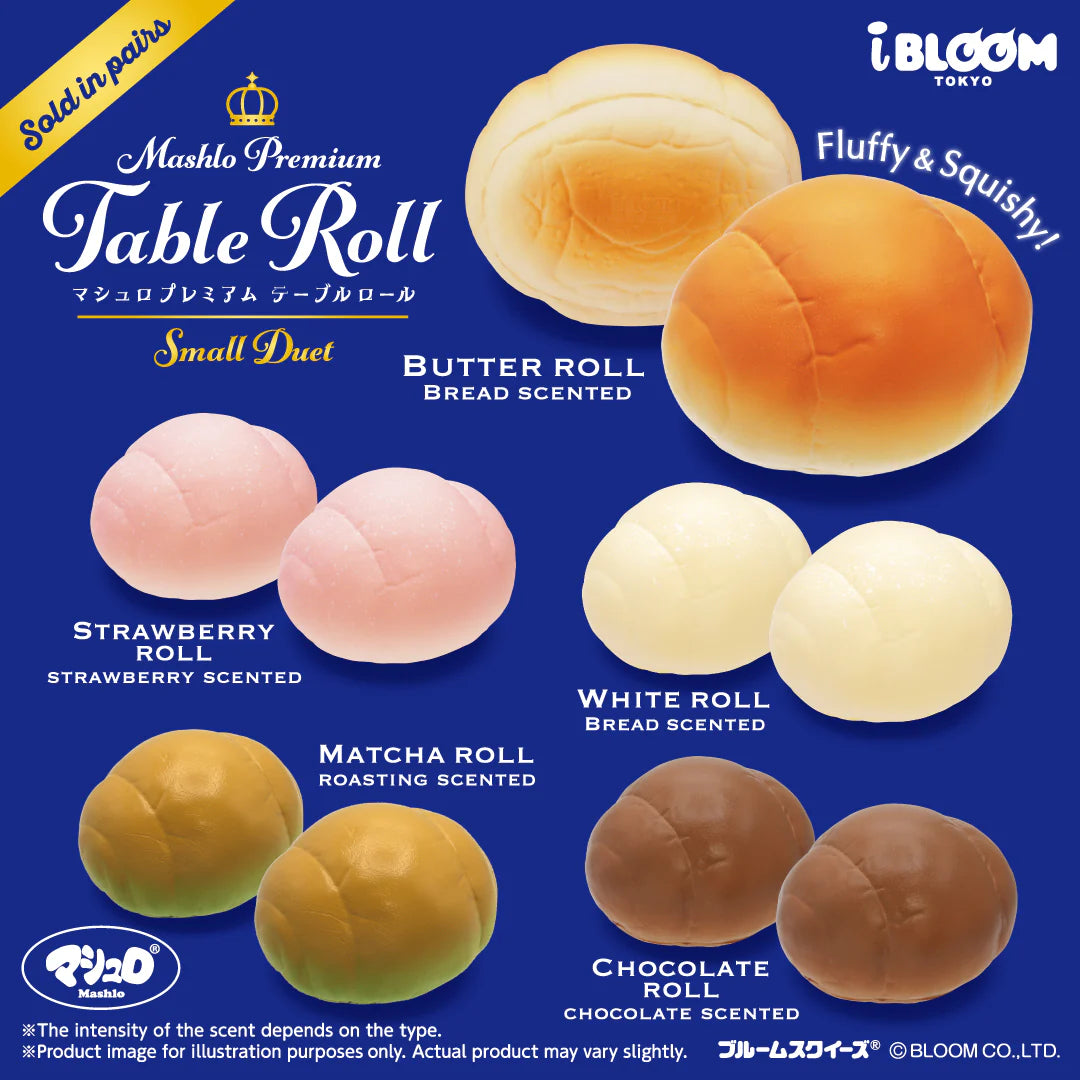 iBloom Squishy Table Roll Kawaii Soft Scented Slow Rising Stress Relief Strawberry Roll