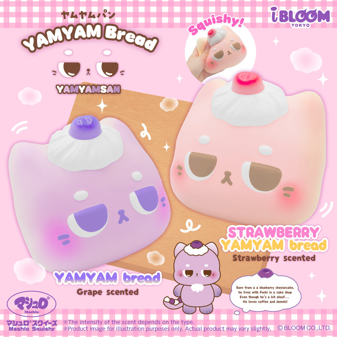 iBloom Squishy YAMYAM Bread Kawaii Soft Scented Slow Rising Stress Relief