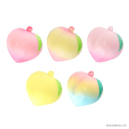 iBloom capsule peach squishy collection showing all colors slow rising scented kawaii squishies
