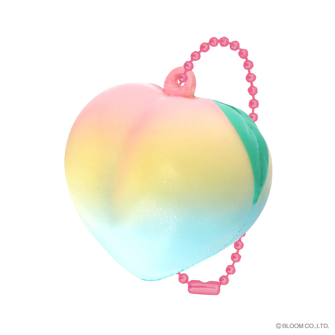 Authentic iBloom I Love Peach Baby Rainbow capsule peach squishy slow rising scented kawaii stress relief