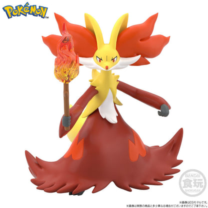 Pokémon Calem Chesnaught Delphox Kalos Region Scale World 1/20 Figure Set