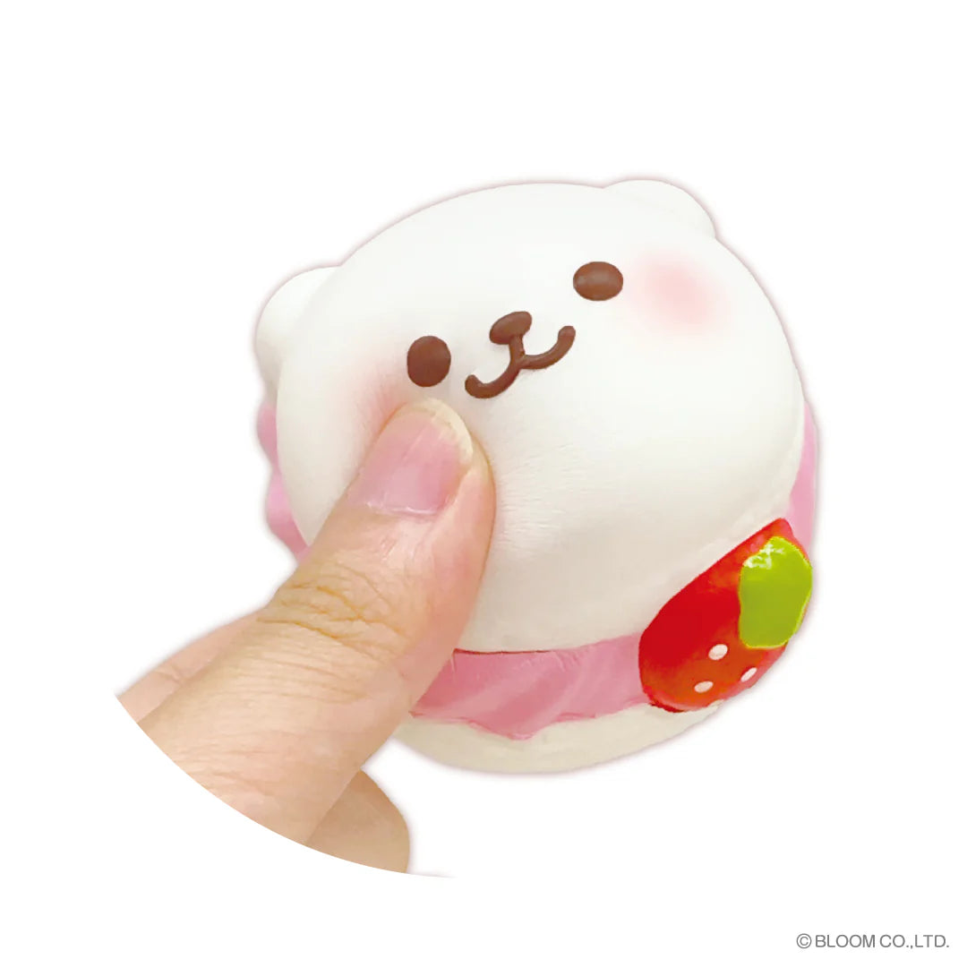 iBloom Squishy Mashlo Macaron “Marshmallow Bear” Kawaii Soft Scented Slow Rising Stress Relief