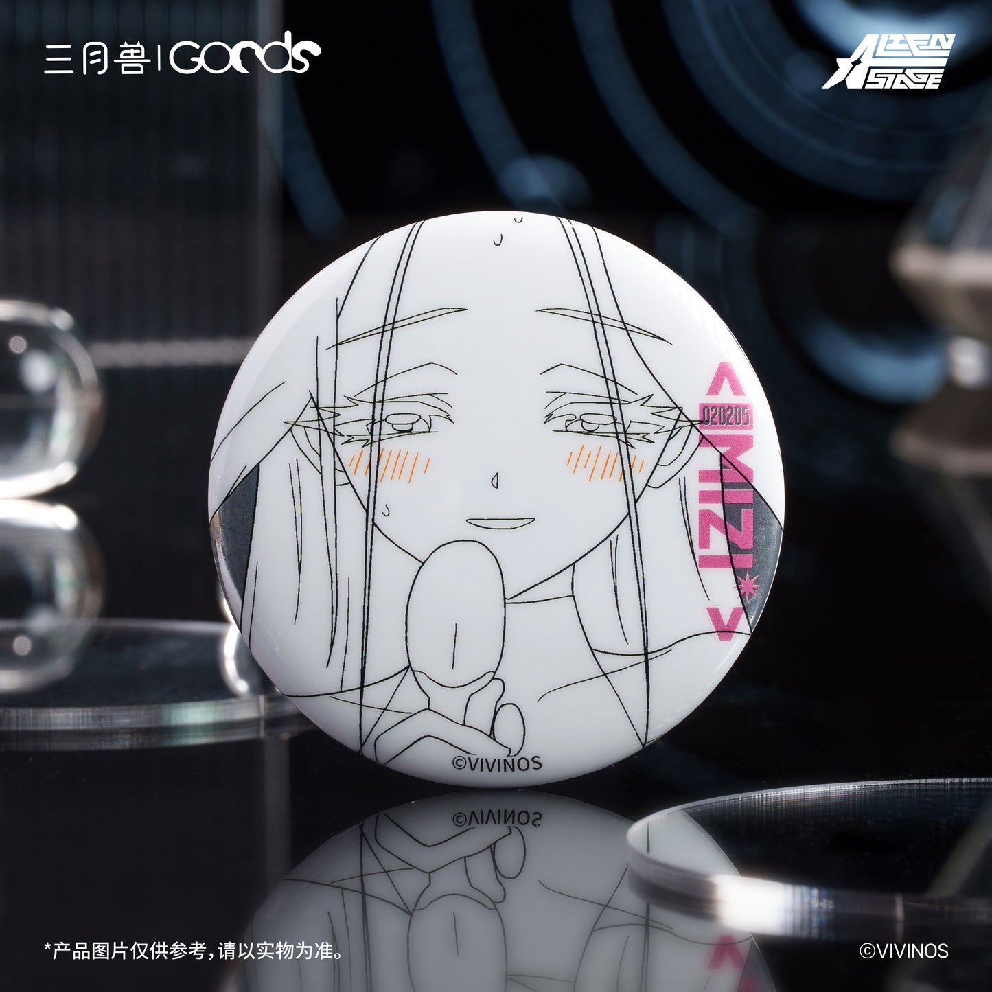 ALIEN STAGE DLC Tragedy On the Stage Line Art Badge Blind Box Anime Merch