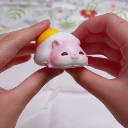 iBloom Squishy HAMUTAMA Baby Hamster Surprise Egg Blind Box Kawaii Soft Scented Slow Rising Stress Relief