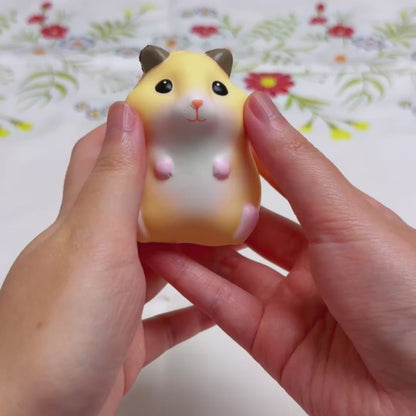 iBloom Squishy Chubby Fluffy Hamster Kawaii Soft Scented Slow Rising Stress Relief