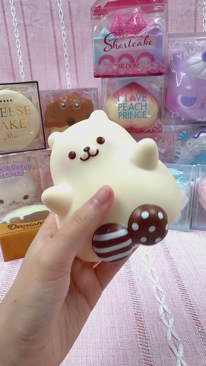 iBloom Squishy Marshmallow Bear Marmo Kawaii Soft Scented Slow Rising Stress Relief LIMITED EDITION🐻