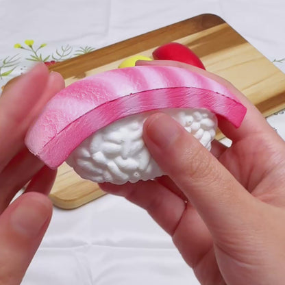 iBloom Squishy Premium Sushi Chutoro Kawaii Soft Scented Slow Rising Stress Relief