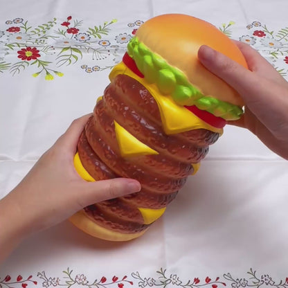 iBloom Squishy Big Burger Tower Kawaii Soft Scented Slow Rising Stress Relief