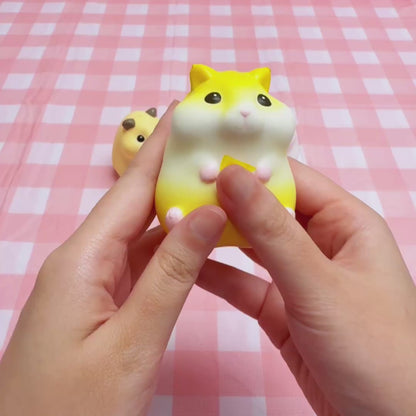 iBloom Squishy Chubby Fluffy Hamster Kawaii Soft Scented Slow Rising Stress Relief