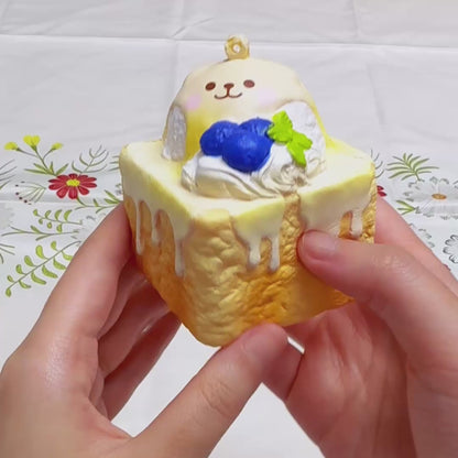 iBloom Squishy Melty Honey Toast Kawaii Soft Scented Slow Rising Stress Relief