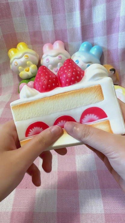 iBloom Squishy Premium Shortcake Kawaii Soft Scented Slow Rising Stress Relief