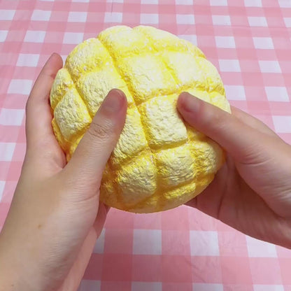 iBloom Squishy Melon Bread Rich Butter Melon Bread Kawaii Soft Scented Slow Rising Stress Relief