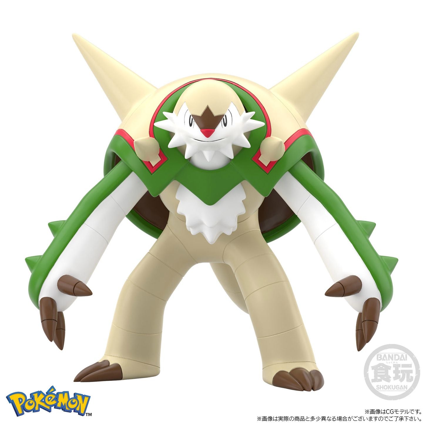 Pokémon Calem Chesnaught Delphox Kalos Region Scale World 1/20 Figure Set